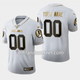 Miesten Washington Redskins NFL Pelipaita Custom Nike Valkoinen Golden Edition 100th